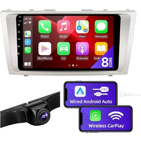 راديو سيارة اندرويد 10 من سي جي او جي سي متوافق مع اندرويد اوتو لاسلكي كاربلاي لتويوتا كامري 2007 2008 2009 2010 2011 ثماني النواة 1280X720 IPS شاشة لمس ستيريو بلوتوث GPS مشغل وسائط in Kuwait