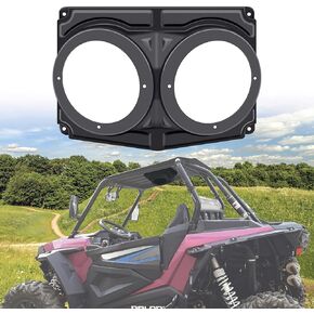 CPOWACE 6.5" Speaker Pod Enclosure UTV Universal Overhead Speaker Pods Compatible with Polaris RZR,Can Am X3,UTV,Cart Hard Roof Accessories,Waterproof Speaker Box(1PC)