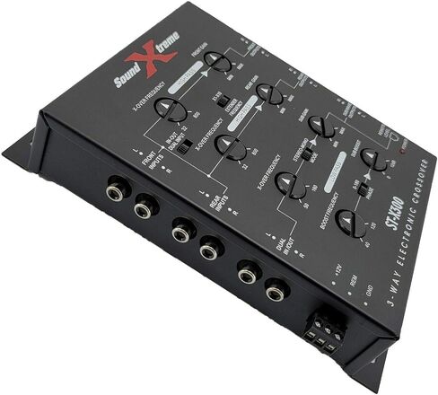 مقبض سيارة ستيريو الكتروني ثلاثي الاتجاهات ST-X300 من ساوند اكستريم مع مقبض باس استجابة تردد عن بعد 10Hz-30kHz بما في ذلك موصل محول الطاقة فصل 60 ديسيبل in Saudi Arabia