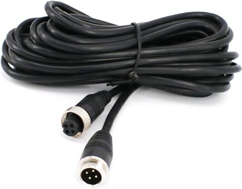 PEN 10FT/3M Car 4Pin Aviation Video ExtensionCable for, CCTV Rearview Camera Truck Trailer Camper Bus Motorhome Vehicle Backup Monitor Waterproof Shockproof System in Saudi Arabia