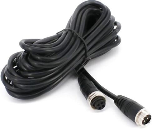 PEN 10FT/3M Car 4Pin Aviation Video ExtensionCable for, CCTV Rearview Camera Truck Trailer Camper Bus Motorhome Vehicle Backup Monitor Waterproof Shockproof System in Saudi Arabia