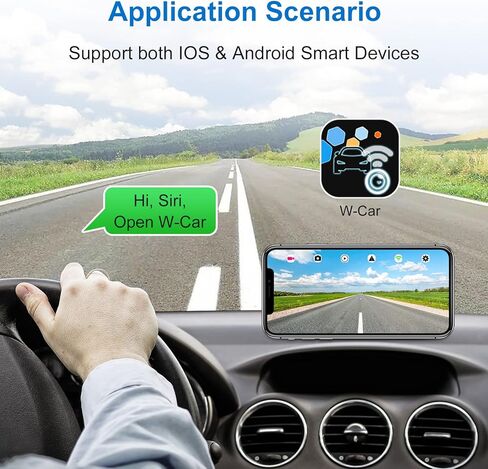 IYING Wireless Car Camera Backup Camera WiFi Rear View Camera 1080P HD License Plate Front/Rear Cam for iPhone iPad Android Phones Tablets, 170 Degrees Viewing Angle Waterproof Reverse Camera for Car in Kuwait