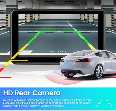 شاشة كاربلاي محمولة للسيارة: ستيريو سيارة رونجي اي 7 انش IPS HD مع ابل كاربلاي لاسلكي اندرويد اوتو/نظام تحديد المواقع GPS وظيفة المرآة/سيري/بلوتوث/كاميرا خلفية، افضل درايف ميت لجميع المركبات in Kuwait