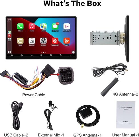JOYING Navigation Car Stereo 11.6 Inch Octa Core Single Din Android Auto Radio Car in-Dash Navigation GPS Units with Full-Fit 1920x1080 Screen 8GB+128GB Support Bluetooth 5.1,DVR,OBD2,Back-Up Camera in Saudi Arabia