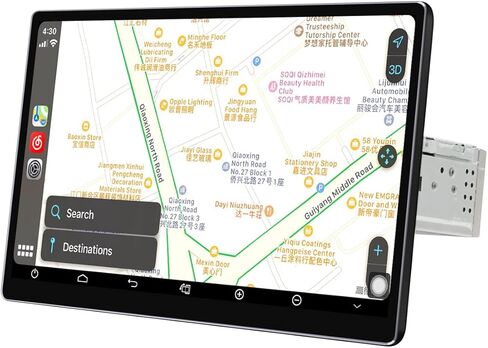 JOYING Navigation Car Stereo 11.6 Inch Octa Core Single Din Android Auto Radio Car in-Dash Navigation GPS Units with Full-Fit 1920x1080 Screen 8GB+128GB Support Bluetooth 5.1,DVR,OBD2,Back-Up Camera in Saudi Arabia