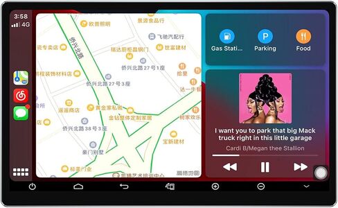 JOYING Navigation Car Stereo 11.6 Inch Octa Core Single Din Android Auto Radio Car in-Dash Navigation GPS Units with Full-Fit 1920x1080 Screen 8GB+128GB Support Bluetooth 5.1,DVR,OBD2,Back-Up Camera in Saudi Arabia