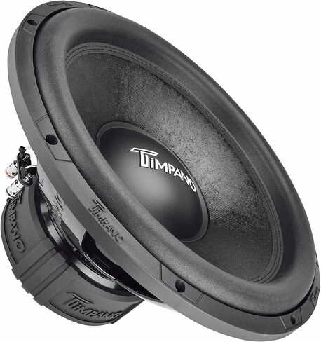 Timpano 10" Sub D4 1500 Watts Max Power Dual 4 Ohm, 10 Inch Car Subwoofer 16 mm Xmax, TPT-T1500-10 D4, 2.6 in Voice Coil, Double Stacked Magnet Sub Woofer for Car Audio Systems (Single) in Saudi Arabia