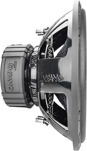 Timpano 10" Sub D4 1500 Watts Max Power Dual 4 Ohm, 10 Inch Car Subwoofer 16 mm Xmax, TPT-T1500-10 D4, 2.6 in Voice Coil, Double Stacked Magnet Sub Woofer for Car Audio Systems (Single) in Saudi Arabia