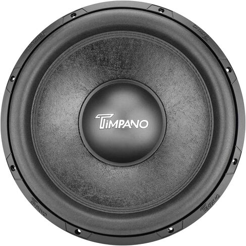 Timpano 10" Sub D4 1500 Watts Max Power Dual 4 Ohm, 10 Inch Car Subwoofer 16 mm Xmax, TPT-T1500-10 D4, 2.6 in Voice Coil, Double Stacked Magnet Sub Woofer for Car Audio Systems (Single) in Saudi Arabia