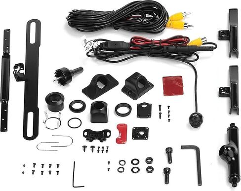 BOYO VTK380HD - Flush Mount HD Backup Camera with Parking Distance Grid Lines and LED Lights in Kuwait