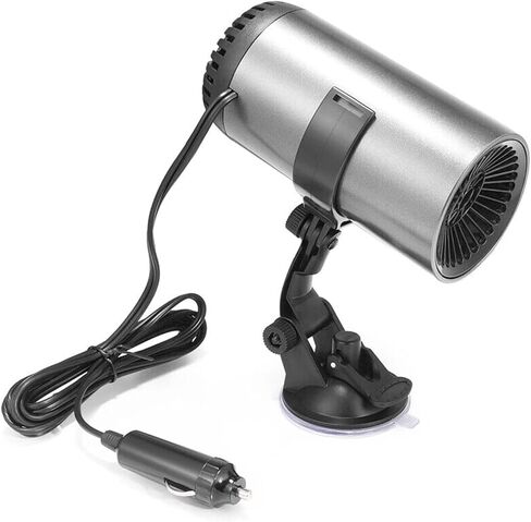 قابس سخان السيارة لازالة الضباب واذابة الجليد 12 فولت 150 واط دوران 360 درجة مروحة تبريد كهربائية محمولة للسيارة مع كوب شفط لجميع السيارات in Kuwait
