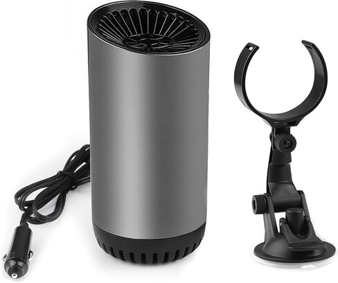 قابس سخان السيارة لازالة الضباب واذابة الجليد 12 فولت 150 واط دوران 360 درجة مروحة تبريد كهربائية محمولة للسيارة مع كوب شفط لجميع السيارات in Kuwait