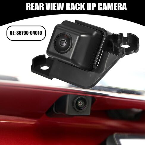 كاميرا خلفية احتياطية من Partuto رقم 86790-04010 - كاميرا خلفية للمساعدة في ركن السيارة - لسيارة تويوتا تاكوما 2009-2015 بلاستيك أسود - قطعة واحدة in Kuwait