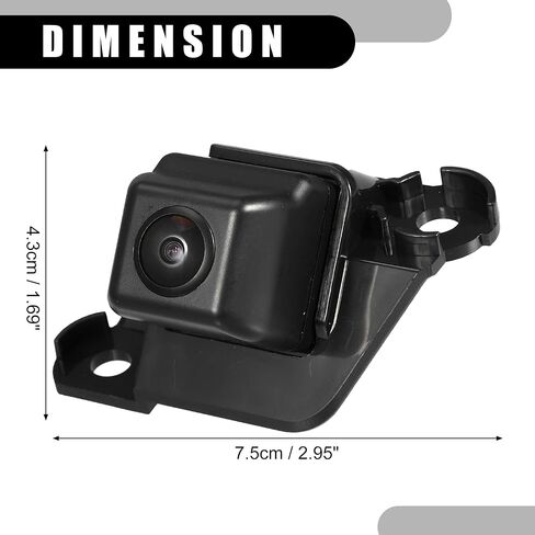 كاميرا خلفية احتياطية من Partuto رقم 86790-04010 - كاميرا خلفية للمساعدة في ركن السيارة - لسيارة تويوتا تاكوما 2009-2015 بلاستيك أسود - قطعة واحدة in Kuwait