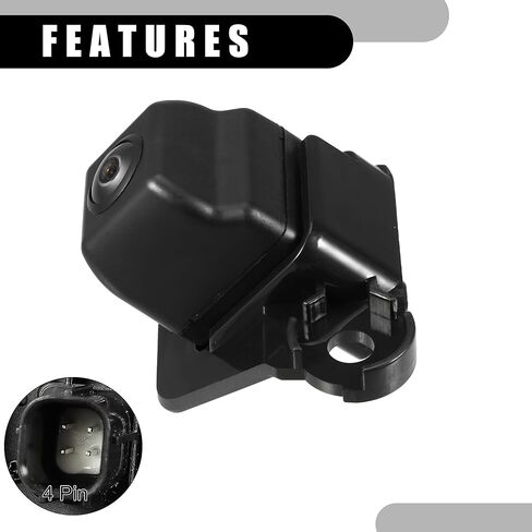 كاميرا خلفية احتياطية من Partuto رقم 86790-04010 - كاميرا خلفية للمساعدة في ركن السيارة - لسيارة تويوتا تاكوما 2009-2015 بلاستيك أسود - قطعة واحدة in Kuwait