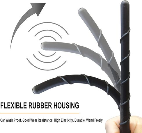7 Inch Spiral Rubber Antenna for Nissan Rogue (2009-2017), Nissan Rogue Sport (2017-2021), Nissan Rogue Select (2014-2015) in Kuwait