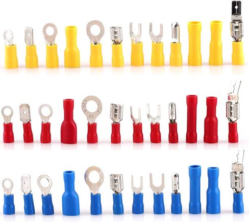 22-16 (red) 16-14 (Blue) 12-10 (Yellow) A.W.G 540pcs Red Yellow Blue Terminal Block in Saudi Arabia