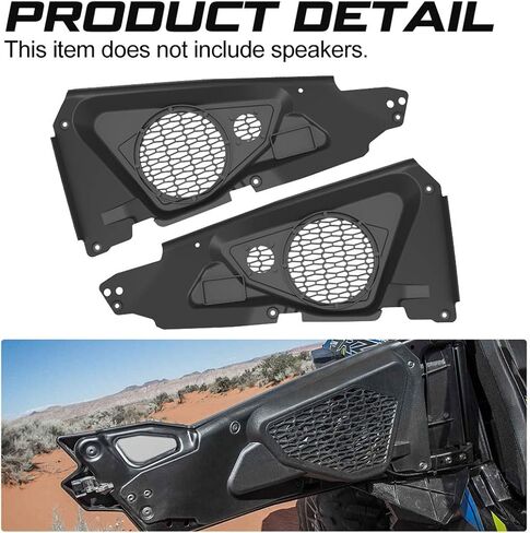 Kiwi Master Front Door Speaker Panels Compatible for 2014-2023 Polaris RZR XP 1000 900 S XC Turbo Accessories in Saudi Arabia