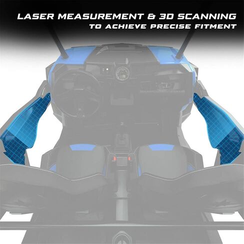 Kiwi Master Front Door Speaker Panels Compatible for 2014-2023 Polaris RZR XP 1000 900 S XC Turbo Accessories in Saudi Arabia