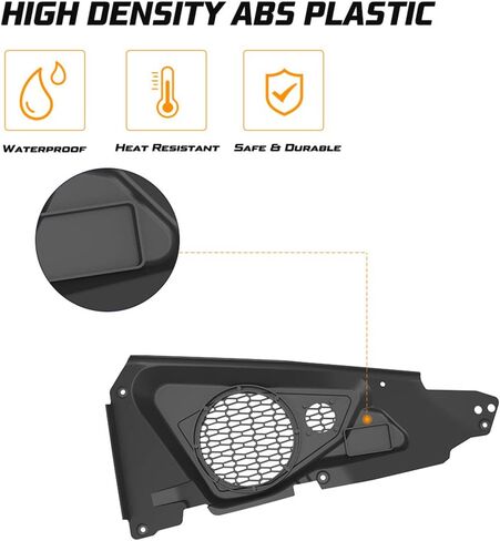 Kiwi Master Front Door Speaker Panels Compatible for 2014-2023 Polaris RZR XP 1000 900 S XC Turbo Accessories in Saudi Arabia