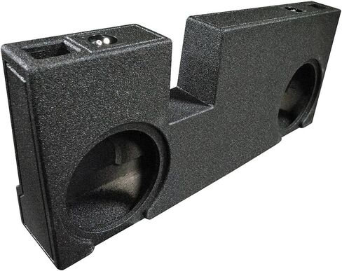 Q Power QBTUNDRA07210 Dual 10" Ported Subwoofer Enclosure for 2007-2017 Tundra Double Cab Trucks with Bed Liner Finish in Saudi Arabia