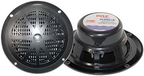 4 New PYLE PLMR61B 6.5" 240W Marine/Boat Dual Cone Waterproof Speakers Two Pair in Saudi Arabia