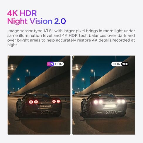 【الحزمة: A139PRO 2CH + HK3-C كابل سلكي + جهاز تحكم عن بعد بلوتوث 】 VIOFO 4K HDR Dash Cam أمامية وخلفية A139 Pro 2CH، مستشعر STARVIS 2 IMX678، رؤية ليلية رائعة، Ultra HD 4K + 1080P Dashcam للسيارة in Kuwait