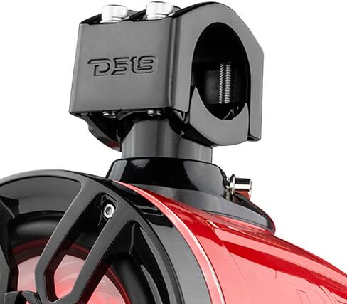 DS18 Hydro NXL-X6TP/BK 6.5" Marine & Powersports Water Resistant Wakeboard Tower Pods Speakers with Integrated RGB LED Lights 300 Watts 4 Ohms - Great for Boats Motorsports Jeep ATV & UTV Black (Pair) in Saudi Arabia