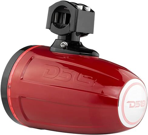 DS18 Hydro NXL-X6TP/BK 6.5" Marine & Powersports Water Resistant Wakeboard Tower Pods Speakers with Integrated RGB LED Lights 300 Watts 4 Ohms - Great for Boats Motorsports Jeep ATV & UTV Black (Pair) in Saudi Arabia