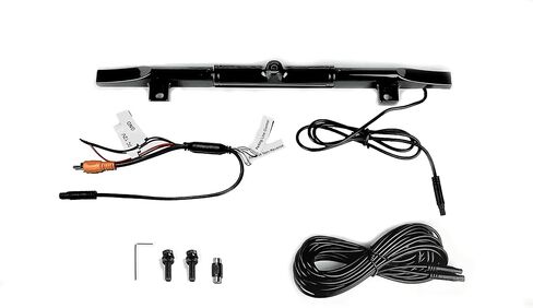 Ultra Slim Bar-Type License Plate Backup Camera with Active Parking Lines (Black) in Kuwait