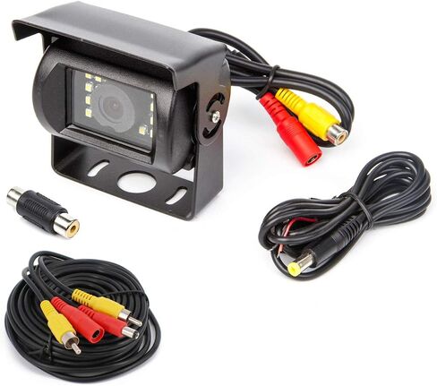 RCA Backup Camera Heavy Duty IR Night Vision Waterproof for Trucks Car Vehicle Trailer Truck Van Tow rv Replacement Universal Auto Rear View Backup Camera with Cable 33ft in Saudi Arabia