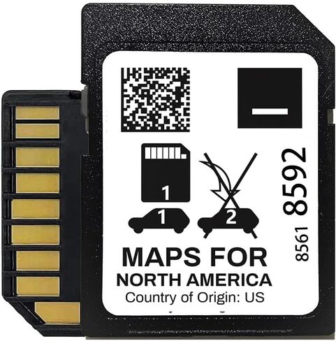 85618592 2023 خريطة بطاقة SD للملاحة المحدثة المتوافقة مع GM GMC Acadia Canyon Sierra Yukon Cadillac Ct4 Ct5 Ct6 Buick Enclave Encore USA/CAN/MEX in Kuwait