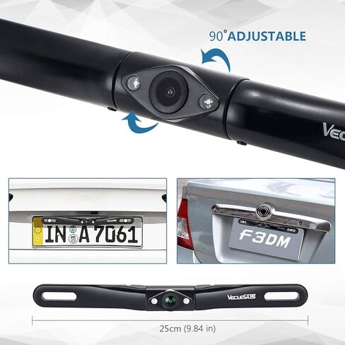 مجموعة الكاميرا الاحتياطية VECLESUS VT1 مع كابل تمديد بطول 10 أمتار ومبيعات حزمة الكاميرا VC1 in Kuwait
