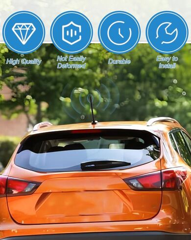 Fit for Nissan Antenna 7 Inch Fit for Nissan Pathfinder Rogue 350Z Leaf Murano Sentra Titan Cube Navara Versa Sedan Note Juke Frontier 1998-2021 Short Car Antenna for FM AM Reception #28215-8H700 in Saudi Arabia