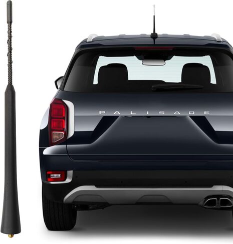 9 Inch Spiral Rubber Antenna for Hyundai Palisade SE/SEL (2020-2024), Hyundai Palisade Antenna Replacement Mast for Hyundai Palisade 2020 2021 2022 2023 2024 in Kuwait