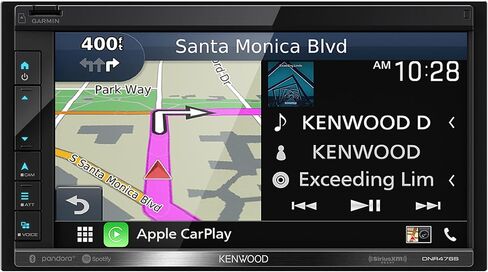 KENWOOD DNR476S 6.8" Car Stereo, Garmin Navigation Built in, Inrix Traffic Service, CarPlay and Android Auto, Bluetooth, (Does Not Play DVD's) in Saudi Arabia