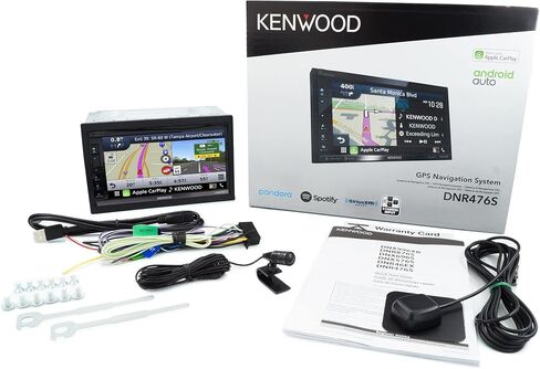 KENWOOD DNR476S 6.8" Car Stereo, Garmin Navigation Built in, Inrix Traffic Service, CarPlay and Android Auto, Bluetooth, (Does Not Play DVD's) in Saudi Arabia