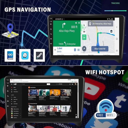 ستيريو سيارة Android 11 مع Apple Carplay اللاسلكي Android Auto for Audi TT MK2 8J 2008-2012 راديو السيارة مع شاشة لمس 9 بوصة 2 جيجابايت + 32 جيجابايت نظام ملاحة GPS واي فاي HiFi Bluetooth FM كاميرا احتياطية لمستقبلات الصوت in Saudi Arabia