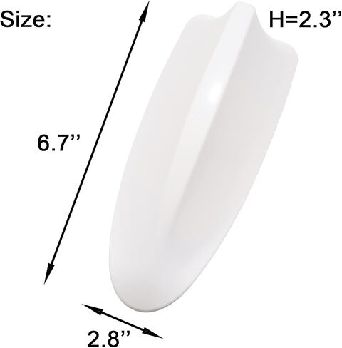Car Shark Fin Antenna,Universal Car Shark Fins Antenna Cover Mods(Black) in Saudi Arabia
