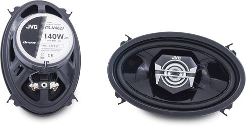 JVC مكبرات صوت للسيارة CS-V4627 - 140 واط من الطاقة لكل زوج و70 واط لكل منهما، 4 × 6 انش، نطاق كامل، اتجاهين، بديل مثالي من المصنع in Kuwait