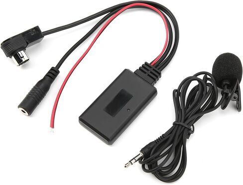 Aramox Alpine Cda-9886 Bluetooth Adapter, Bluetooth 5.0 AUX Cable Adapter with Microphone Handsfree Compatible with Alpine CDA-9857 CDA-9886 CDA-117 in Saudi Arabia