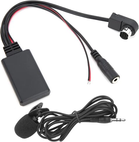 Aramox Alpine Cda-9886 Bluetooth Adapter, Bluetooth 5.0 AUX Cable Adapter with Microphone Handsfree Compatible with Alpine CDA-9857 CDA-9886 CDA-117 in Saudi Arabia