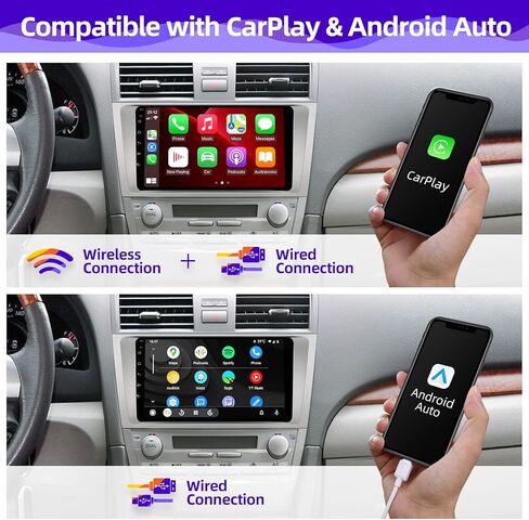 راديو سيارة اندرويد 10 من سي جي او جي سي متوافق مع اندرويد اوتو لاسلكي كاربلاي لتويوتا كامري 2007 2008 2009 2010 2011 ثماني النواة 1280X720 IPS شاشة لمس ستيريو بلوتوث GPS مشغل وسائط in Kuwait