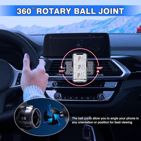 حامل الهاتف الخليوي Karltys لسيارة Toyota RAV4 2013-2018 ملحقات السيارة حامل الهاتف المحمول حامل فتحة تهوية للهواتف مقاس 4-7 بوصات حافظة سميكة صديقة للبيئة وحامل قابل للتعديل بالكامل in Kuwait