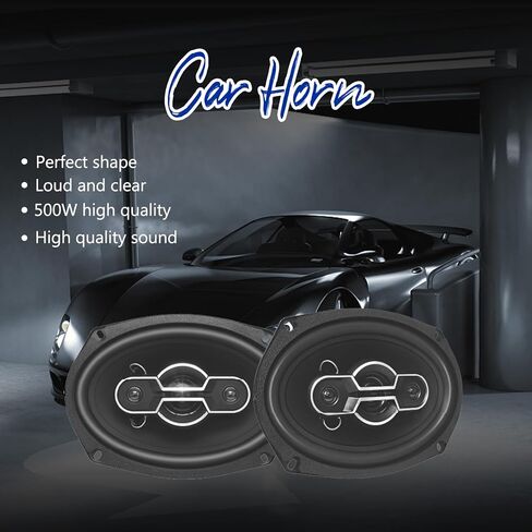 مكبرات صوت للسيارة TUMAN Pro 6×9، مكبرات صوت سيارة محورية بقدرة 500 وات بحد أقصى 4 اتجاهات، مكبرات صوت احترافية لباب السيارة، صوت ستيريو وبدون تشويه، مكبرات صوت شاحنة مايلر تويتر (زوج واحد) in Kuwait