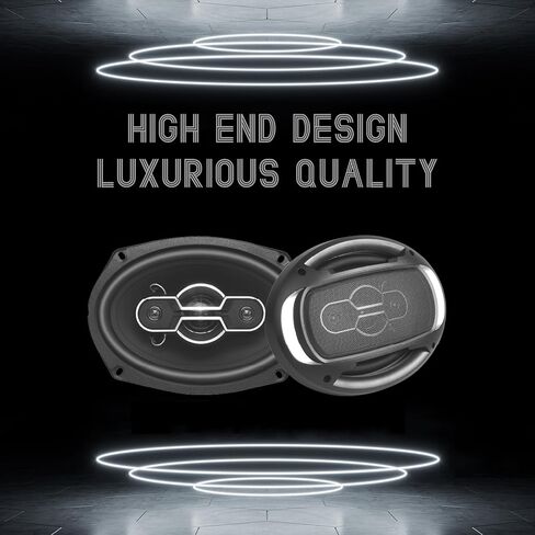 مكبرات صوت للسيارة TUMAN Pro 6×9، مكبرات صوت سيارة محورية بقدرة 500 وات بحد أقصى 4 اتجاهات، مكبرات صوت احترافية لباب السيارة، صوت ستيريو وبدون تشويه، مكبرات صوت شاحنة مايلر تويتر (زوج واحد) in Kuwait