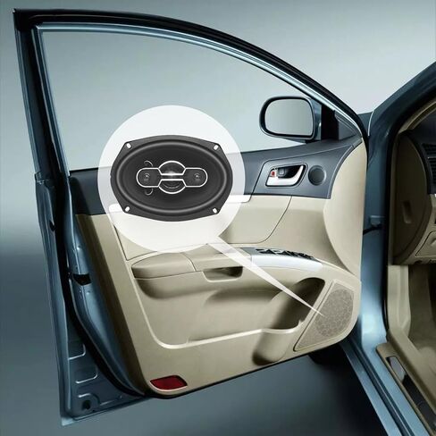 مكبرات صوت للسيارة TUMAN Pro 6×9، مكبرات صوت سيارة محورية بقدرة 500 وات بحد أقصى 4 اتجاهات، مكبرات صوت احترافية لباب السيارة، صوت ستيريو وبدون تشويه، مكبرات صوت شاحنة مايلر تويتر (زوج واحد) in Kuwait