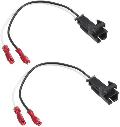 2 Pack 72-4568 Car Speaker Wire Adapter Wiring Harness for General Motors GMC Buick Cadillac Chevy Silverado Saturn Oldsmobile Pontiac Cobalt Colorado Front Rear Door Speakers Connector in Kuwait