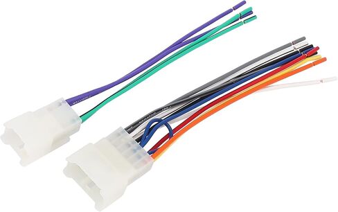 ACROPIX Car CD Player Wiring Harness Set Speaker Wire Adapter Fit for Toyota Camry White in Saudi Arabia