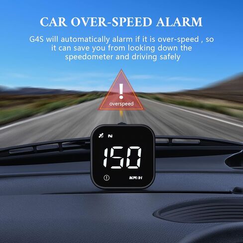 شاشة Wiiyii Car HUD Head Up Display M7، مقياس ذكي OBD/GPS، سرعة القيادة، عدد دورات المحرك في الدقيقة، الجهد الكهربي، درجة حرارة الماء، إلخ..، تعمل بشكل رائع لجميع السيارات in Saudi Arabia